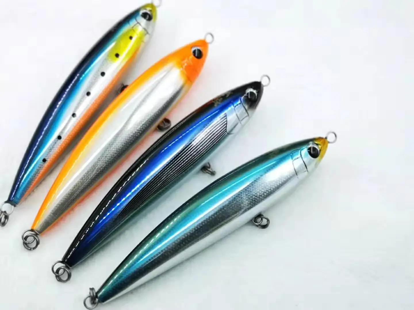 2019 New 220F 114g Sea Fishing Pencil Bait Yellow Stripe Stinkle Bait