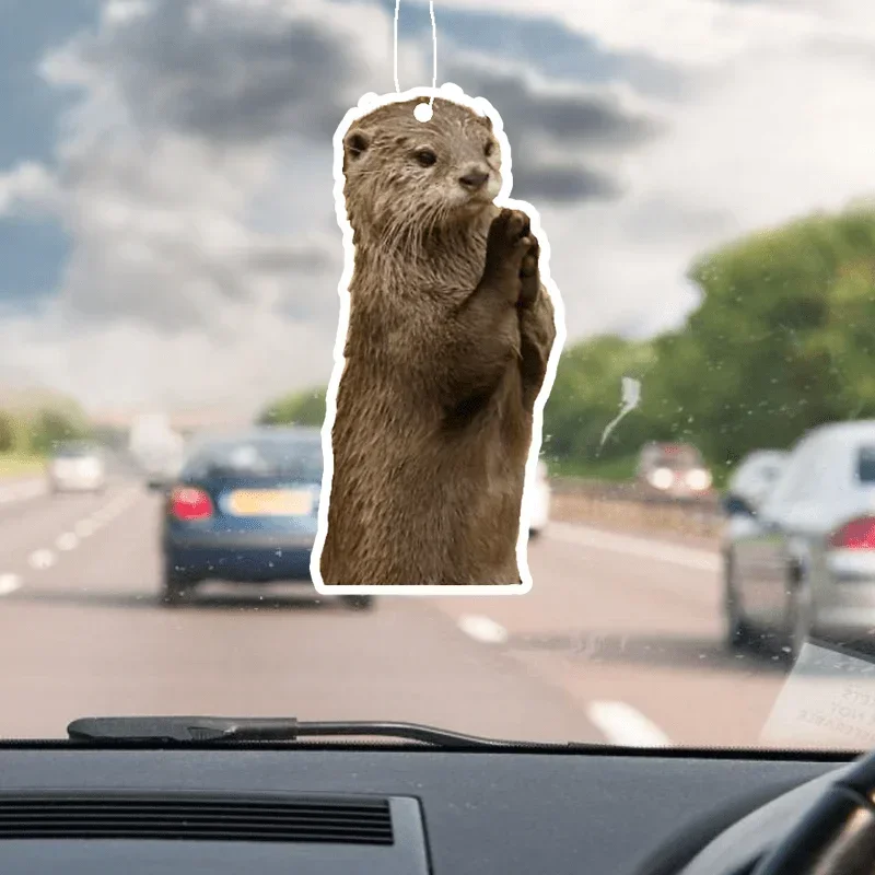 

1pc fun car aromatherapy car fragrance perfume car air freshener mirror car interior accessories pendant outlet perfume