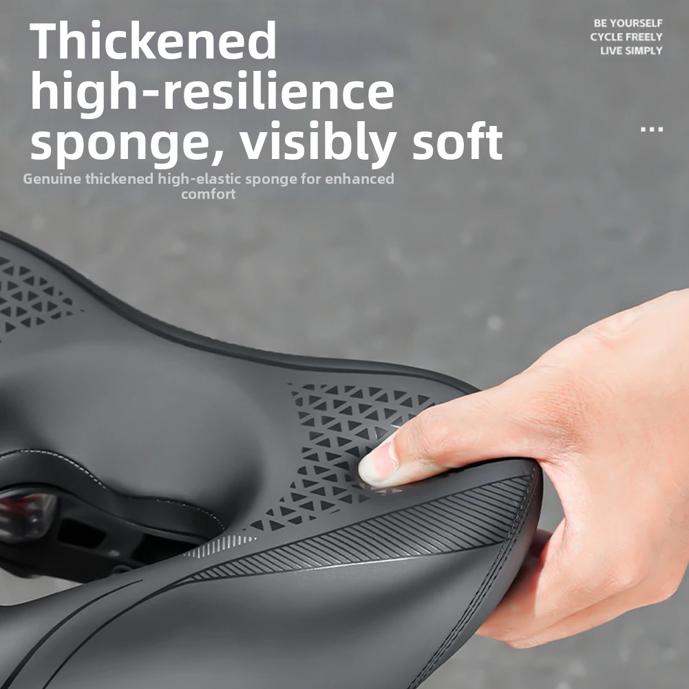 

Подушка сиденья велосипеда, расширяющаяся, утолщенная, мягкая, удобная, велосипедное седло, амортизация для Mtb, дорожного велосипеда, детали электрического велосипеда