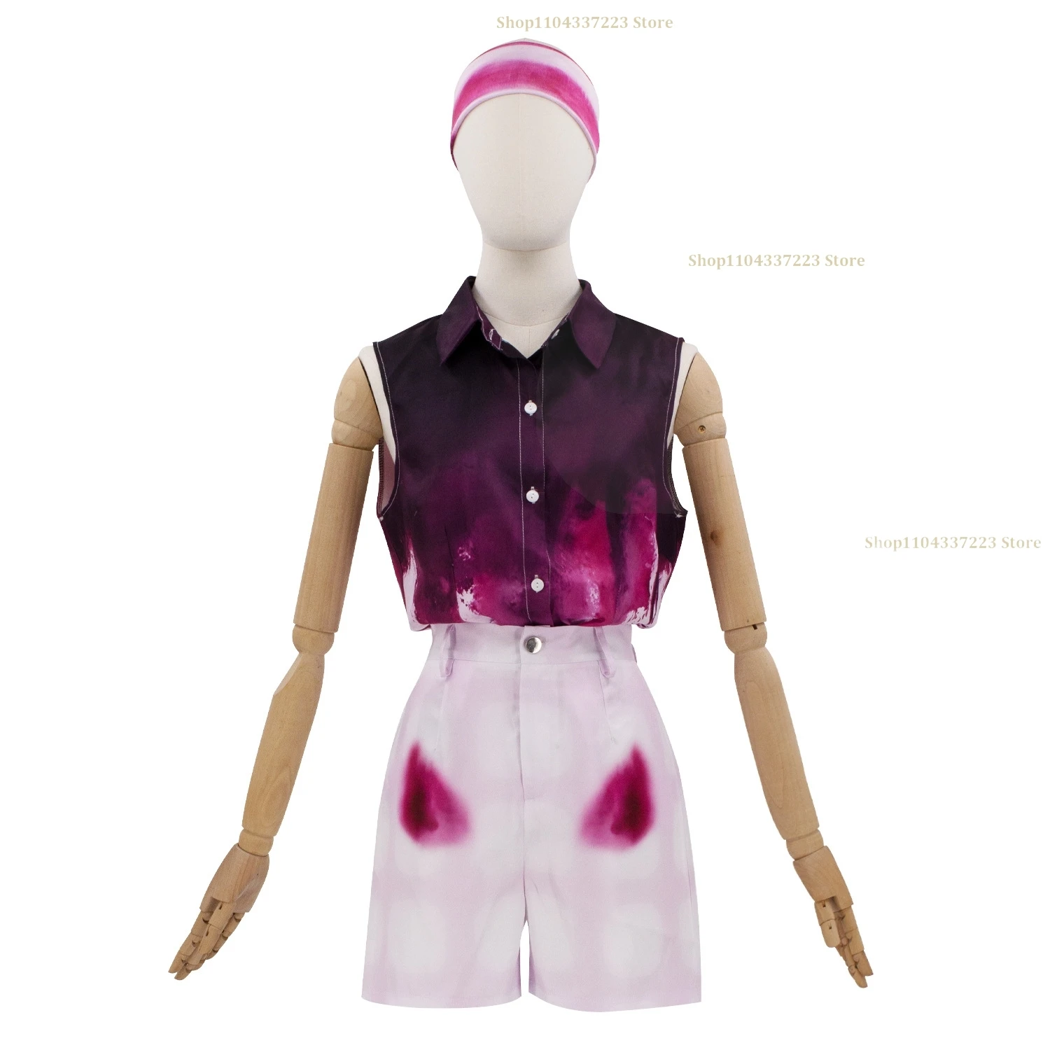 

2025 Movie Clothes Girls Companion Iris Cosplay Costume Shorts Film Women Uniforms Halloween Party Scary Outfit Shirts Disfraz