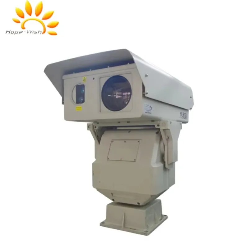 1 Km Night Vision Laser PTZ Long Range Thermal Imaging Camera view 2
