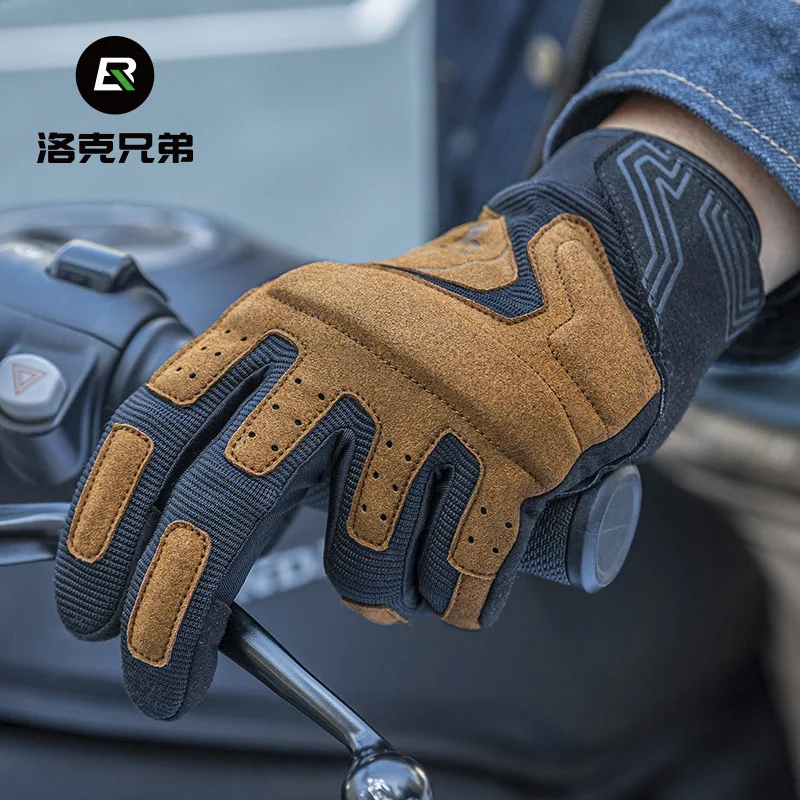 

Locke Brothers Motorcycle Riding Gloves All Refer To Men's and Women's Summer Anti Fall Motorcycle Rider Equipment