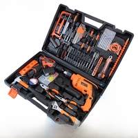 Portable Multi-Functional Hand Tools Kit Hardware Auto Repair Electrician Maintenance Drill Set Home Use Carbon Steel Tools
