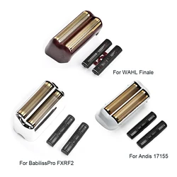 2 Pack Pro Shaver Replacement Foil and Cutters Replacement Shaver Head Gold Foil