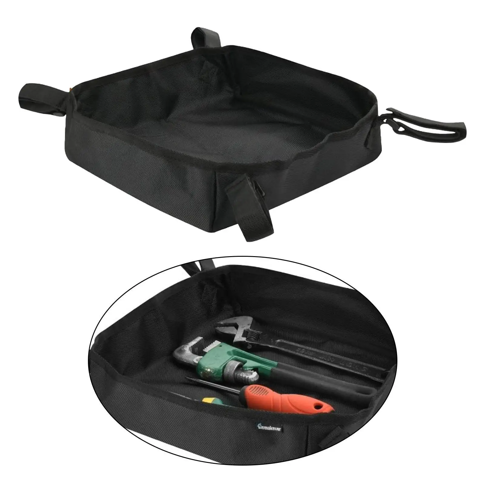 حامل لوازم حقيبة تنظيم السلم القابل للطي لغرفة الفناء الخلفي للحديقة