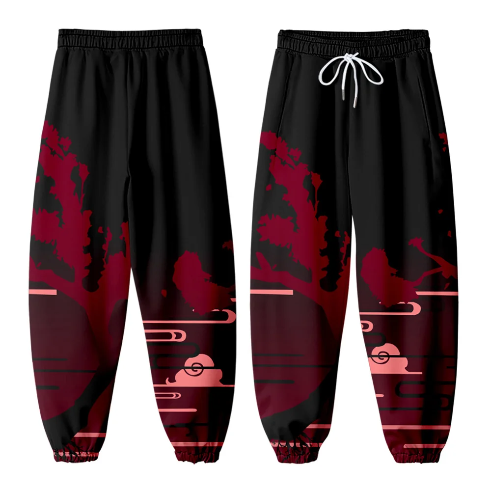 2026 Genshin Impact's cartoon overalls around walnuts, male protective rod impression, casual pants, sanitary pants, anime