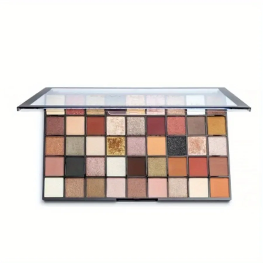 

Eyeshadow Palette - 0.5 oz - Extra large palette, a range of matte and shimmery browns and golds， makeup eyeshadow palette