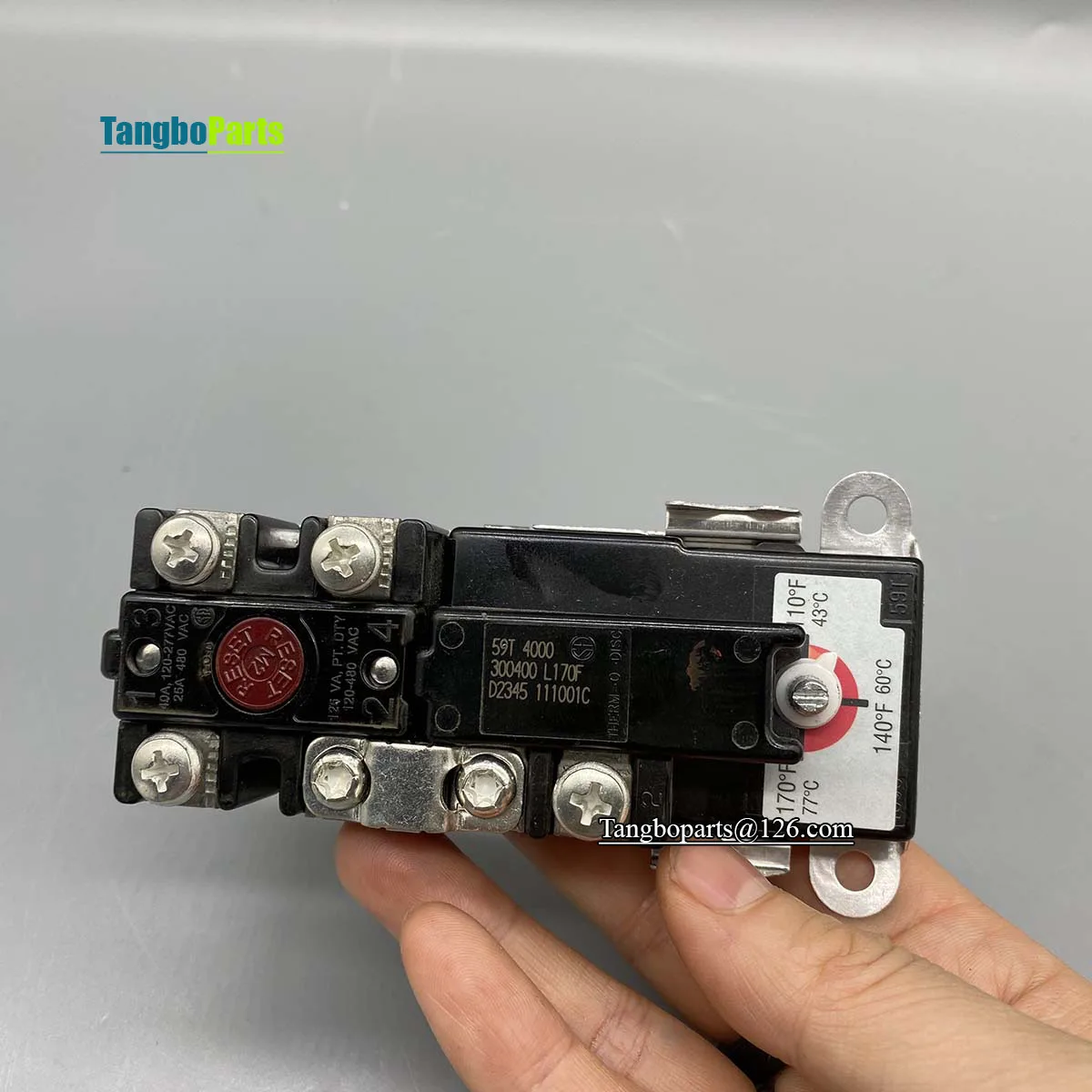

Water Heater Spare Parts 250V/30A 59T66T 8913T 43-77℃ Temperature Control Temperature Switch Thermostat