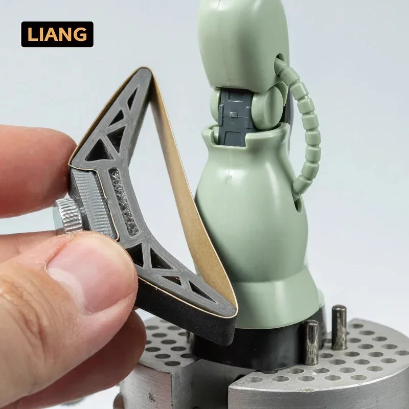 LIANG 0233A/0233B Cylindrical Surface Sander(Sandpaper Not Included) Hand Grinder for Military Plastic Model Hobby DIY