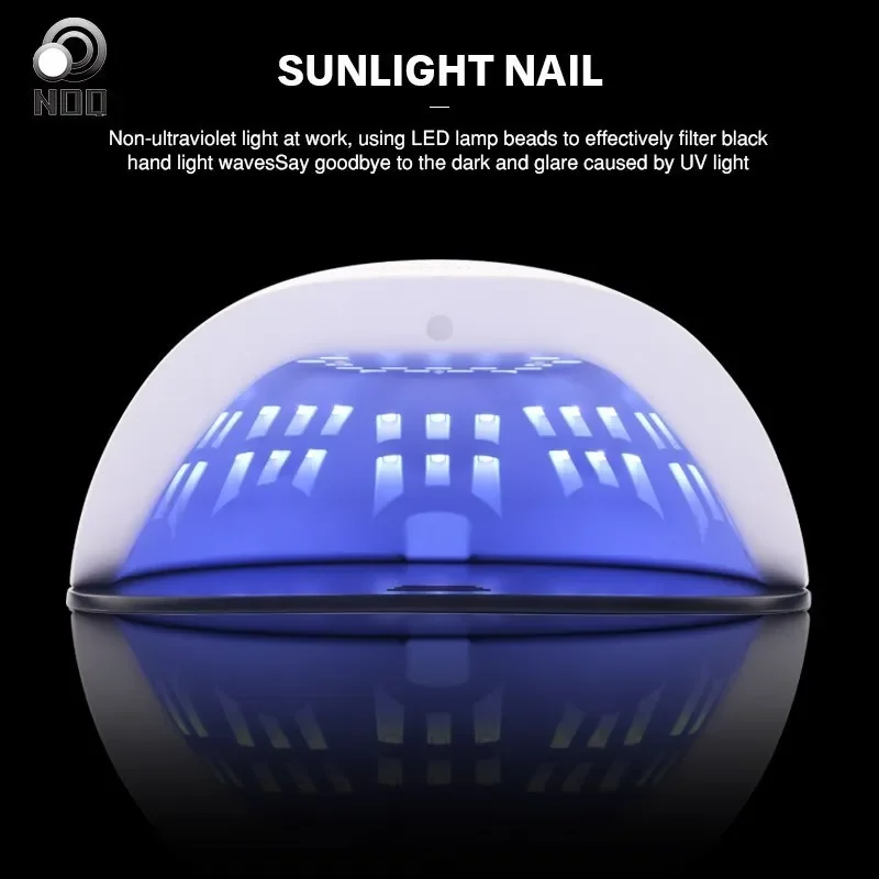 Noq Móng Tay Đèn 90W UV LED Cho Móng Sấy Gel Ba Lan 45 Chiếc Đèn LED Máy Sấy Móng Tay Quạt Đèn cho Máy Làm Móng Tay Nail