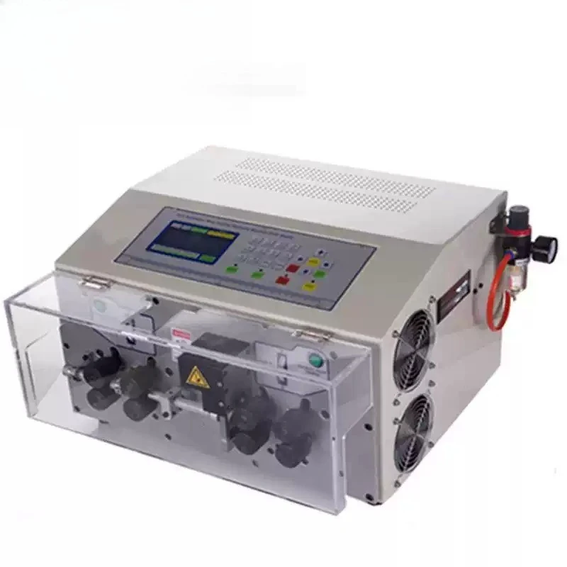 SWT508-MAX Computer Automatic Wire Stripping Cutting Machine, for BV16 BVR25 Square Cable Wire Processing