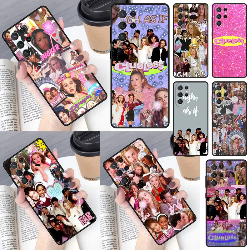 Clueless Ugh As If Cover For Samsung Galaxy S23 Ultra S22 S20 S21 FE S8 S9 S10 Plus Note 10 20 Ultra phone Case