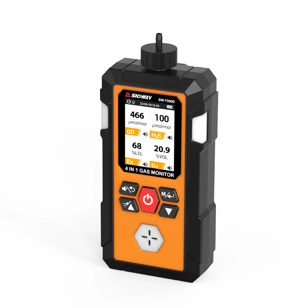 كاشف الغاز متر 4 في 1 الأكسجين SW-7500D