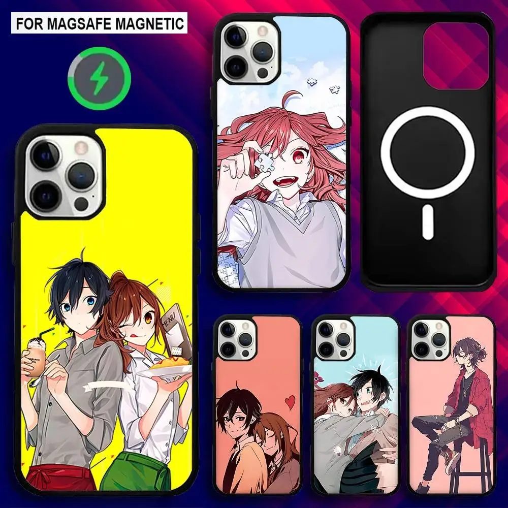 

Anime H-Horimiya Phone Case For iPhone 17,16,15,14,13,12,11,Pro,Max,Plus,Mini,SE4,E Magnetic Magsafe Wireless Charging