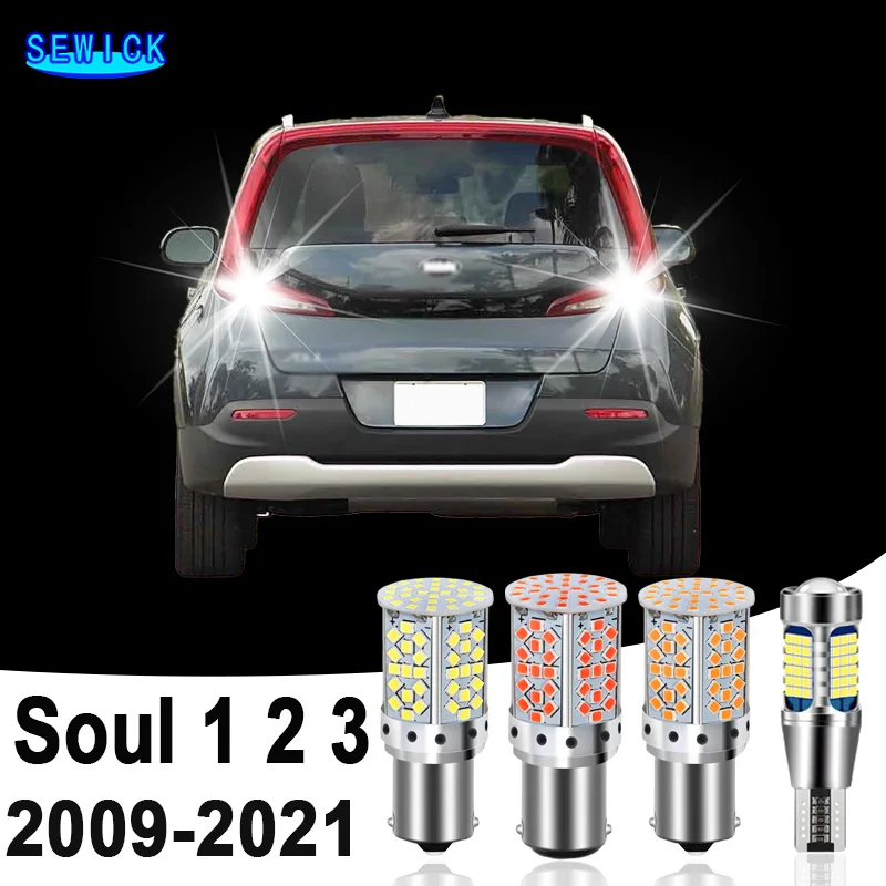 2x LED For Kia Soul 1 2 3 2009-2021 2009 2010 2011 2012 2013 2014 2015 2016 2017 2018 2019 Reverse Light Backup Bulb Accessories