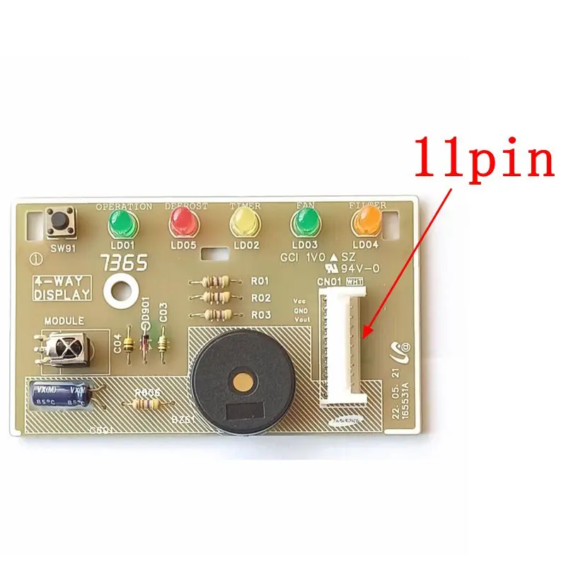 1 قطعة لأجزاء لوحة استقبال إشارة مكيف الهواء سامسونج 4-WAY DISPLAY 165531 أ