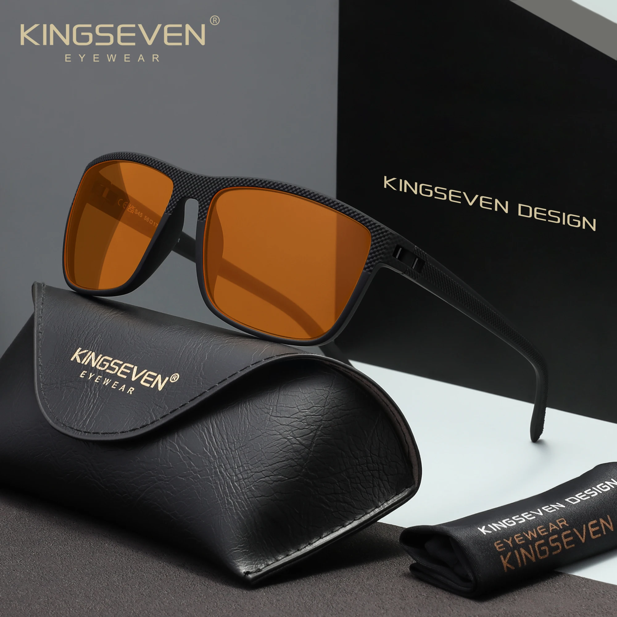 

KINGSEVEN очки с защитой от синего луча, очки для снятия усталости, мужские и женские модные компьютерные защитные очки с защитой от синего света