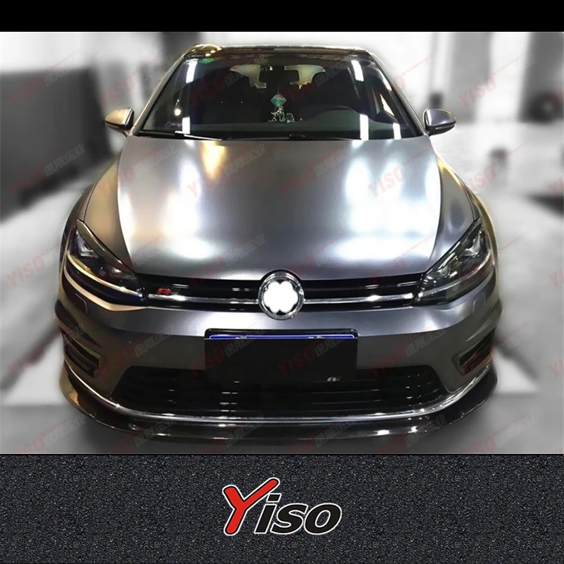 مناسبة لـ GOLF 7 R GTI Rline سبويلر أمامي معدل للتدوير GOLF 7 R Rline ألياف الكربون Reife طقم هوائي للشفاه الأمامية