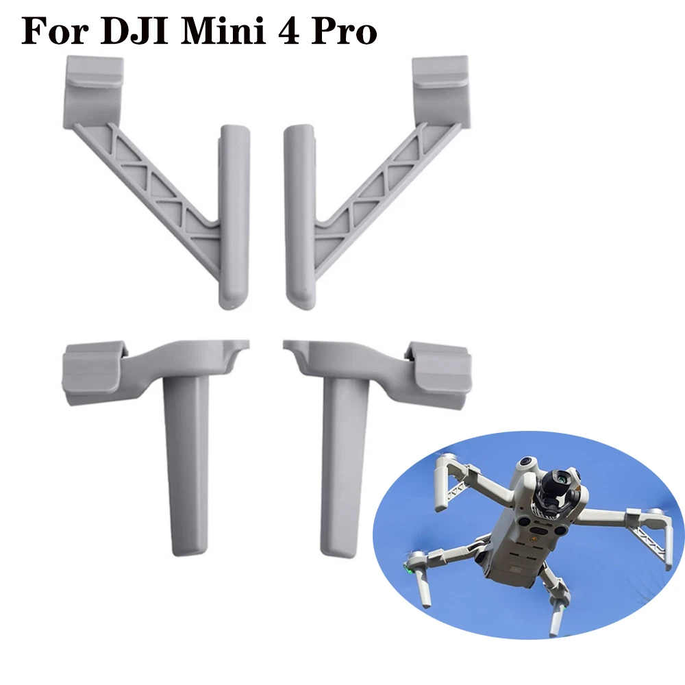 

Landing Gear for DJI Mini 4 Pro Drone Heighten Landing Leg Extended Support Kits Quick Release Feet Drone Accessories