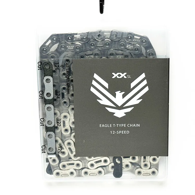 سلسلة SRAM XX SL Eagle Transmission Flattop (CN-TT-XXSL-A1)–126 وصلة، متوافقة مع X-SYNC 2، ومصممة لركوب الدراجات الجبلية العدوانية #4