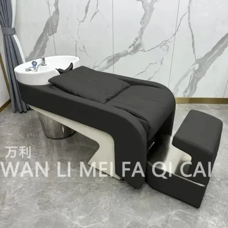 

Barber Shop Head Spa Professional Shampoo Chairs Lounge Comfort Shampoo Mubles De Peluquería Fauteuil Salon De Coiffure