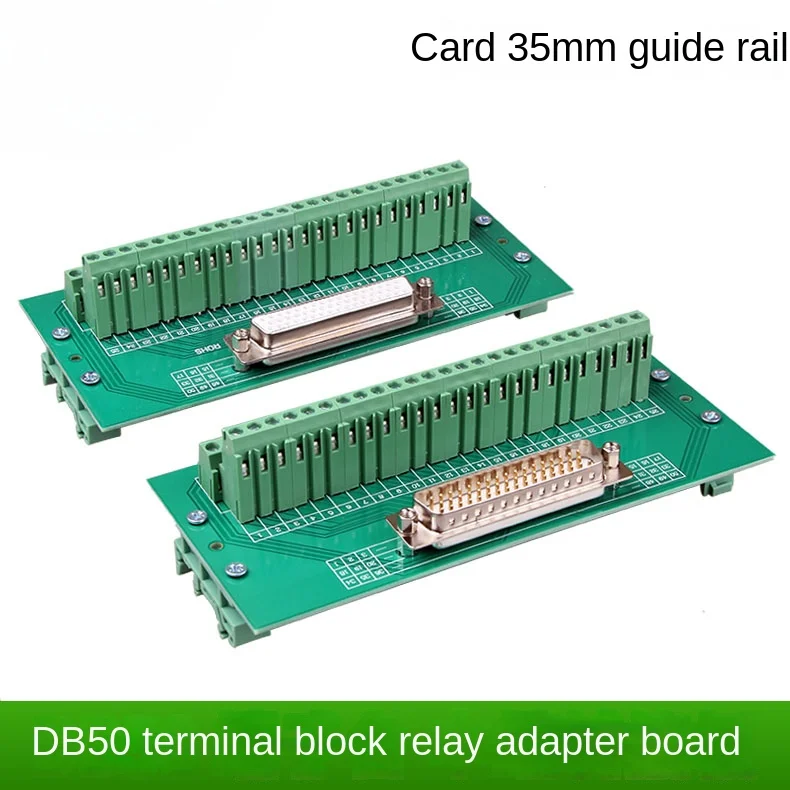 

Relay Adapter Board with Rail Terminal Block - Hassle-free Installation for H DB50 Terminal Board