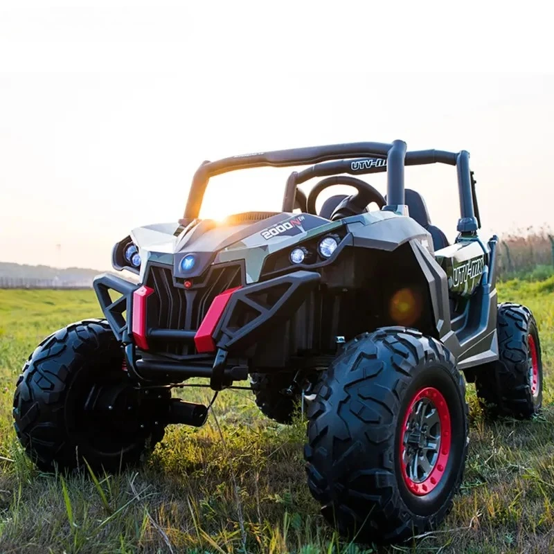 Children's Electric Atv Ride-on Cars Argentina UTV Kids Electric Ride Car 4WD Double with Remote Control For Adult 12V 7AH