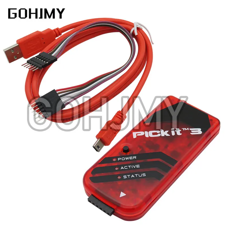 Free Shipping 1set PICKIT3.5 PIC KIT3.5 PICKIT 3.5 Programmer Offline Programming Simulation PIC Microcontroller Chip Monopoly