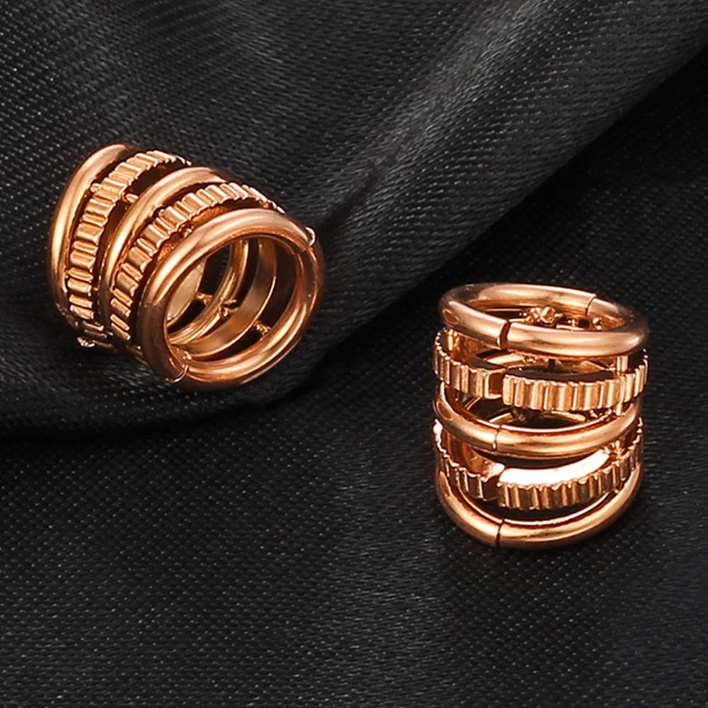 URROSE Twolobes Ear Gauge Plug 3