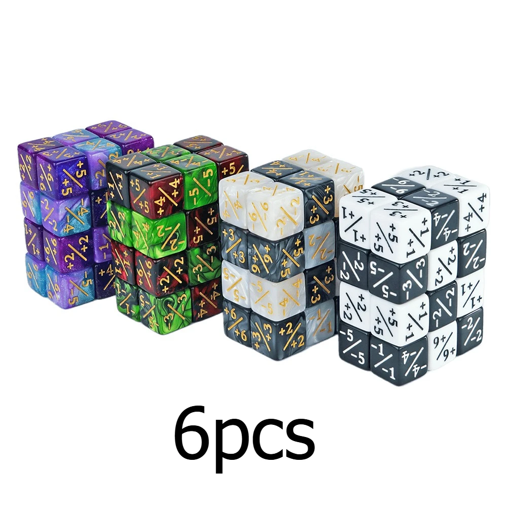 6Pcs 6 Sided Counte… - image