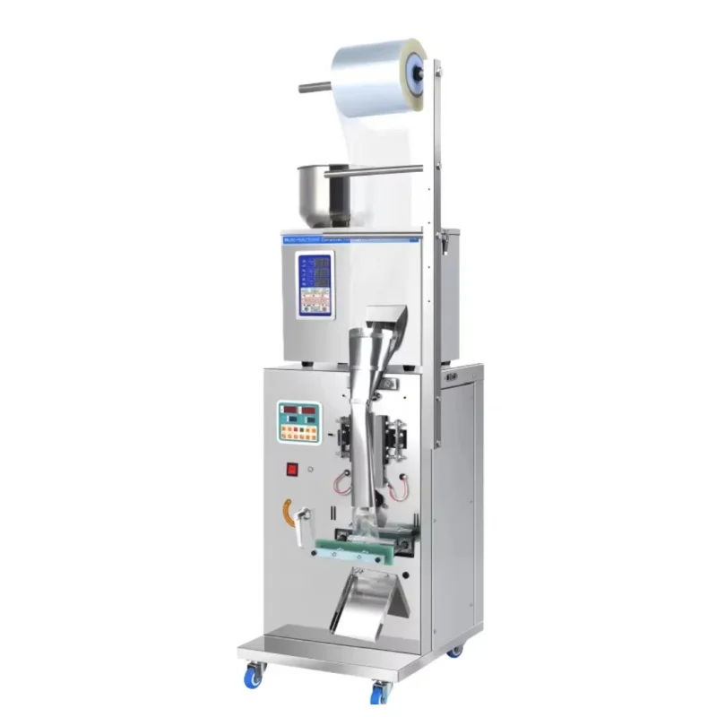 

Multifunctional industrial packaging machine for packaging and labeling foil box bags