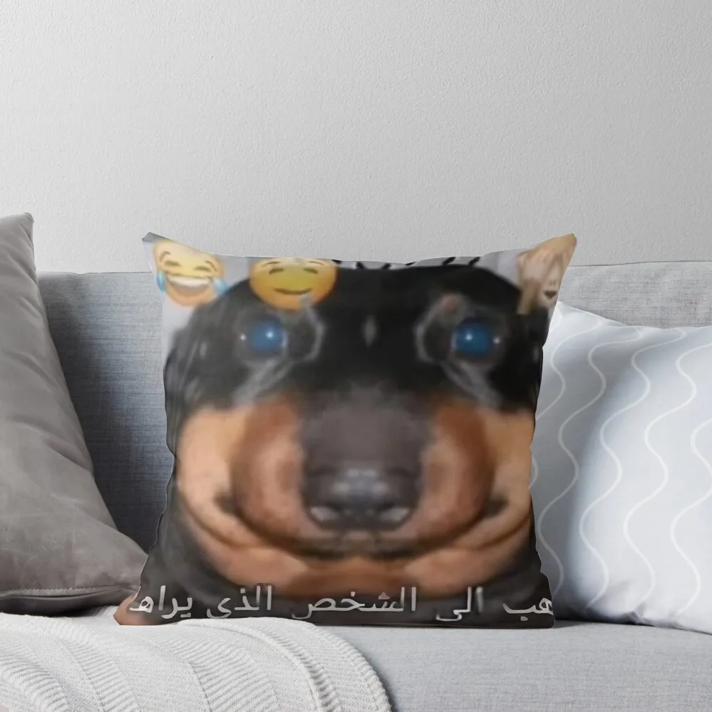 

cursed bulldog Throw Pillow luxury decor autumn decoration Decorative Cushions For Living Room pillow