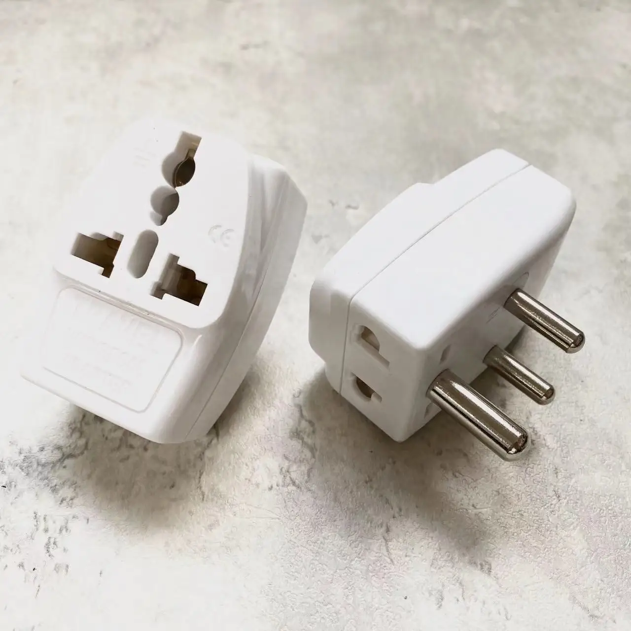 Small South Africa Travel Adapter With 3 Power Outlet Universal UK US AU Wall Socket To India Sri Lanka Power Plug Converter