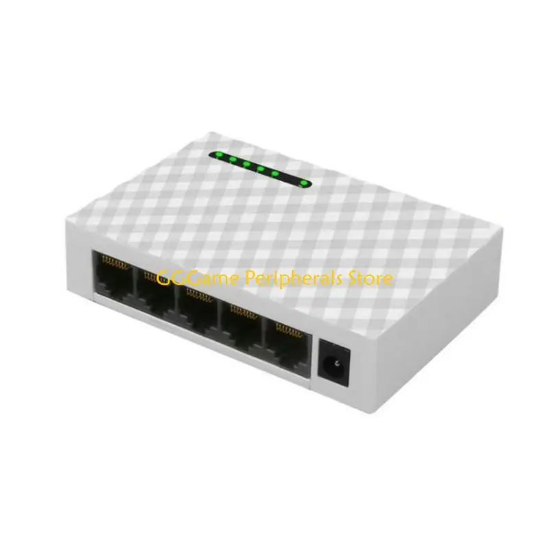 U55B 5-Port سطح المكتب-جيجابت جهاز سويتش للشبكات 1000Mbps محول إيثرنت محول سريع RJ45 إيثرنت الجلاد LAN التبديل HUB