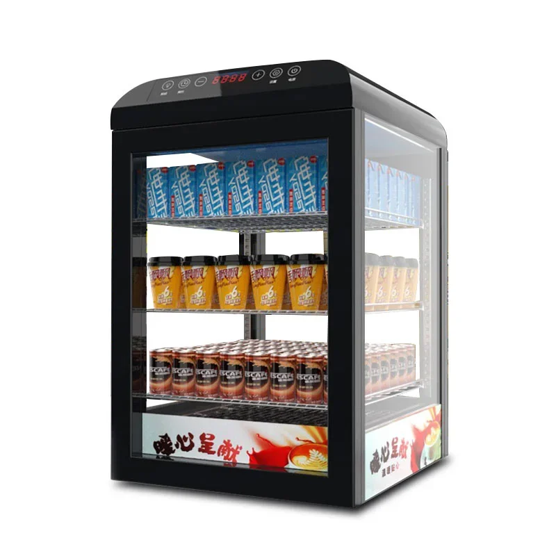 108L Hot Beverage Cabinet Commercial Convenience Store and Supermarket Milk, Coffee, and Beverage Insulated Display (Customized)