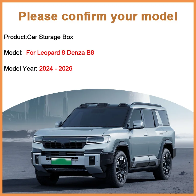 BYD Denza B8 & Leopard 8 Central Console Storage (2024-26) - Image 3