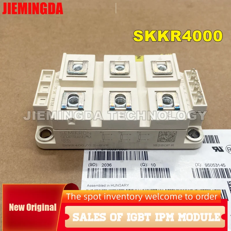 

SKKR400/0.2-BVR SKKR300/0.2-BVR SKKR200/0.2-BVR SKKR800/0.1-BVR NEW ORIGINAL IGBT MODULE IN STOCK