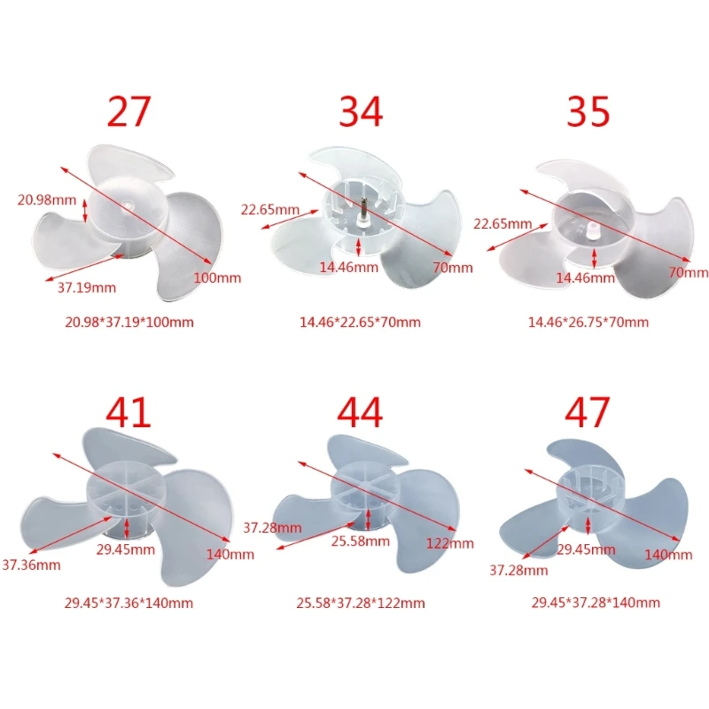 Mini Plastic Fan 3 Leaves For Hairdryer Motor Replacement Fan Parts TOP ones