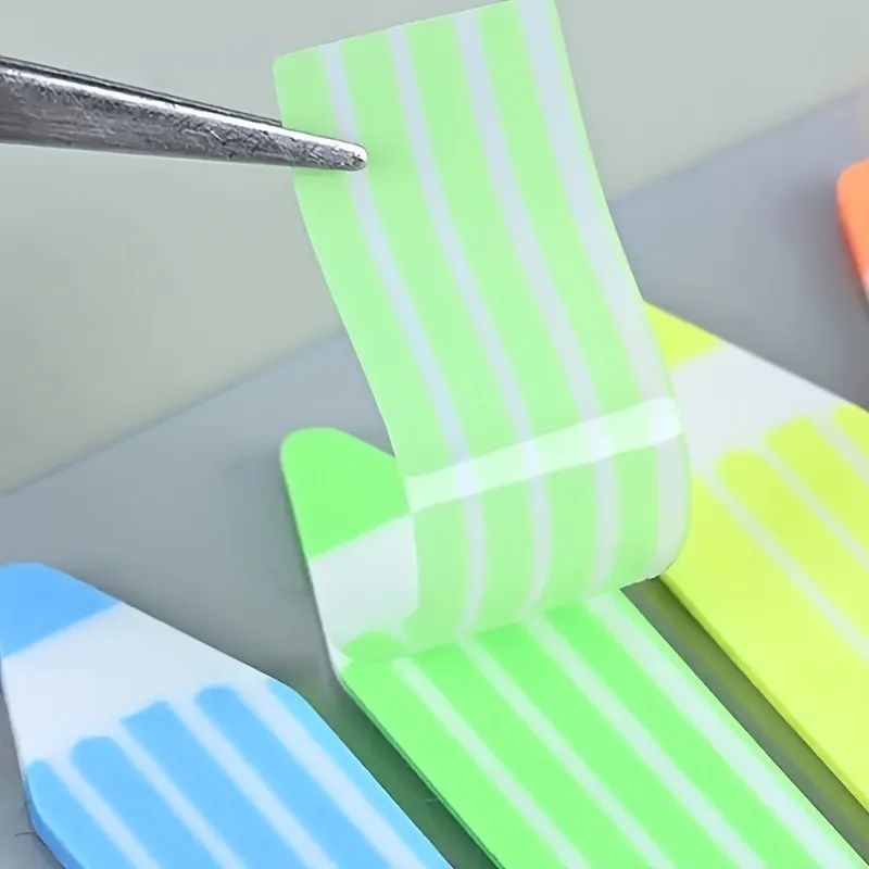 Bunte Bleistift-förmige Haftnotizen-Index-Tabs, selbstklebende Seitenmarkierungen für Lesemarkierung, Organisation, ideal für das Büro – Detail 1