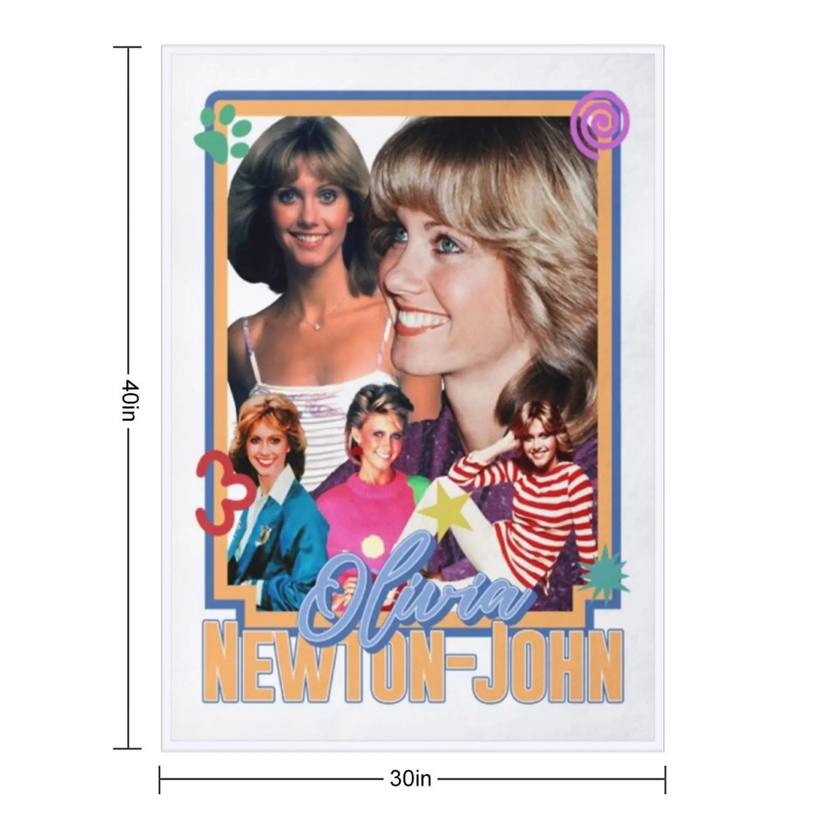 Olivia Newton John Throw Blanket Soft Big Quilt Winter beds Comforter Sofas for winter Blankets