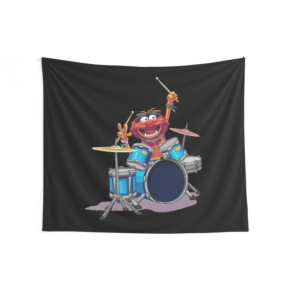 Animal Drummer The Muppets Show Tapestry Funny Wall Decor Hanging Home Decorations Aesthetic Tapestry