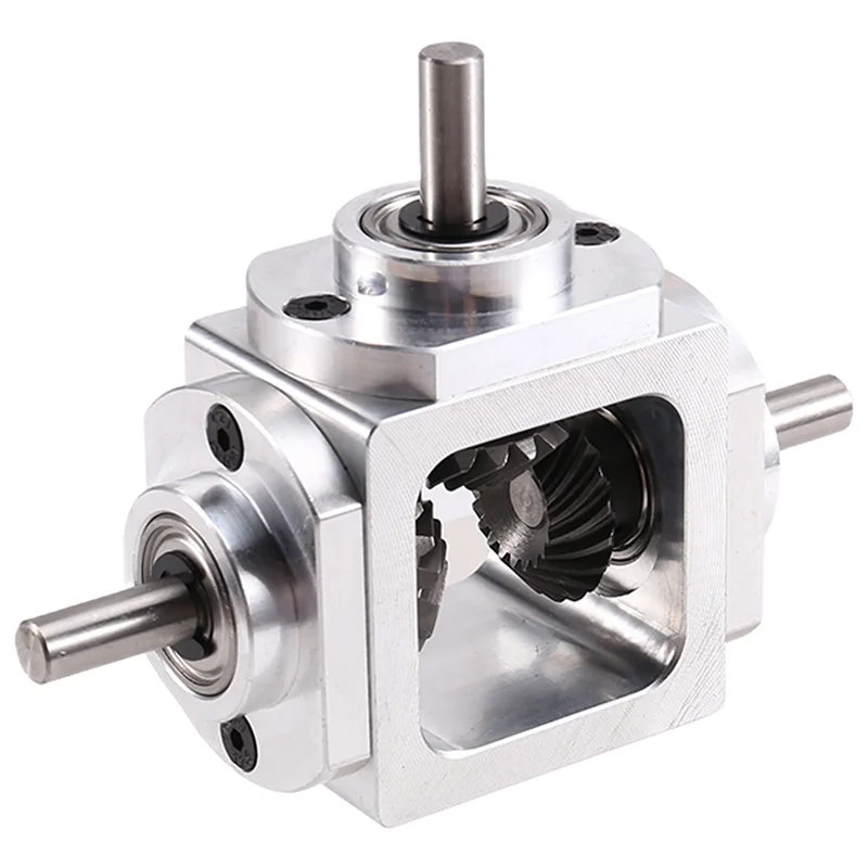 

AA76-Коробка передач, угол 90 градусов, коническая коробка передач, вал 1:1, 1 модуль, 20 зубьев, монтажное отверстие