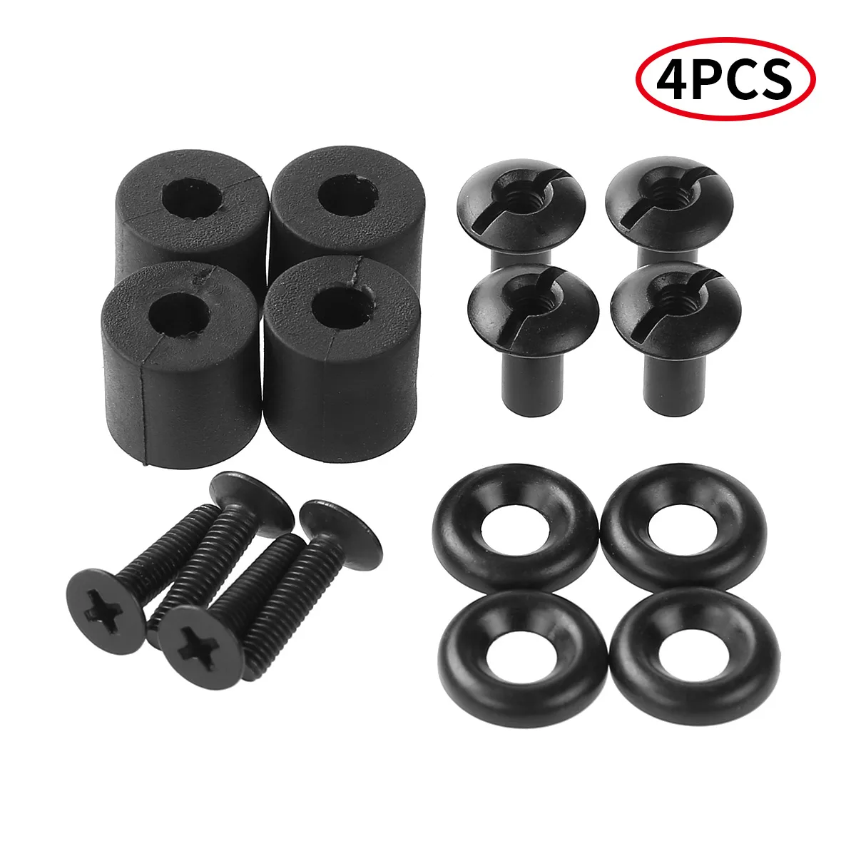 4 Sets Concealment Express Spare Hardware Kit Tuckable Kydex Holster with Screw Parts K Sheath Waist Clip for Gun Holster
