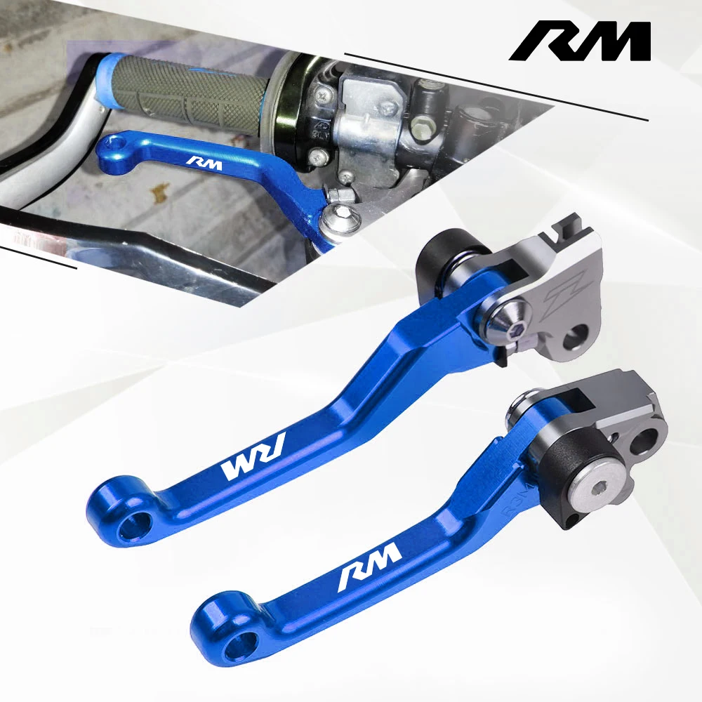 For SUZUKI RM85 RM125 RM250 RMZ250 RMZ450 RMX250R RMX250S RMX450Z RM RMZ RMX Motorcycle Dirt Bike Pit Pivot Brake Clutch Levers