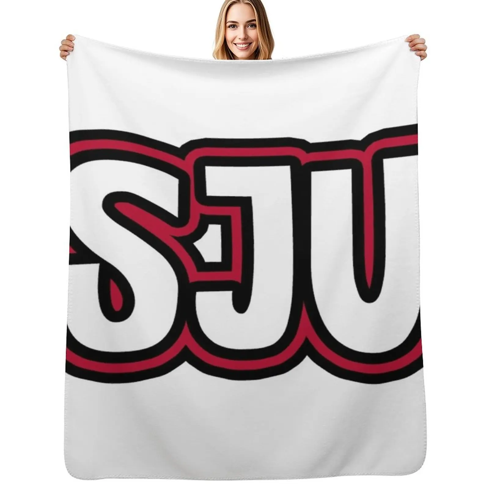 SJU St. Johns University Throw Blanket Decorative Soft Throw Blanket for Couch Sofa