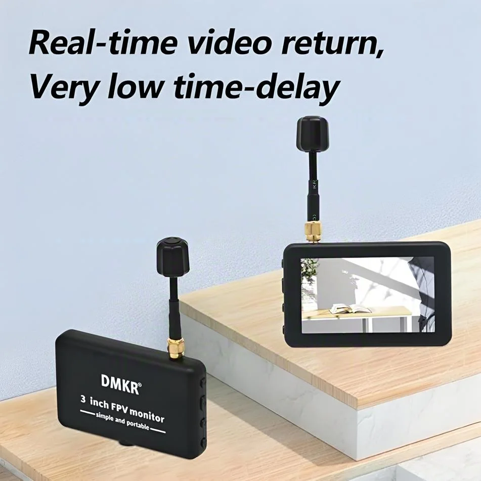 

3 Inch Monitor with 480x320 LCD Display Screen 5.8G 40CH Auto Search Monitor Build-in Battery For RC Multicopter FPV Drone Part