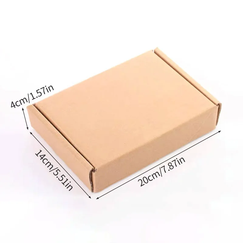 Kraft Paper Gift Boxes with Window, 1/5 PCS