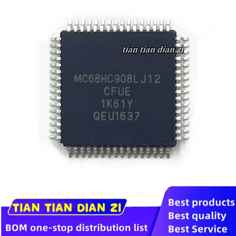 1pcs/lot MC68HC908LJ12CFUE MC68HC908LJ12 QFP IC CHIPS IN STOCK