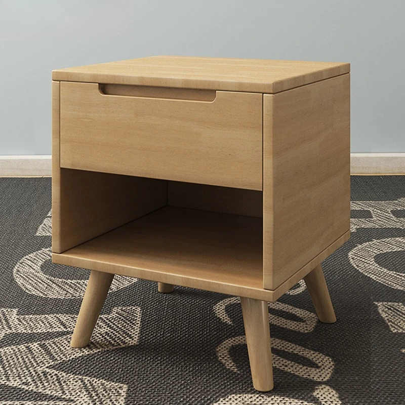 Nordic Style Bedside Table Bedroom Multi-Functional Locker Modern Simple Japanese Small Apartment Bedroom Bedside Table