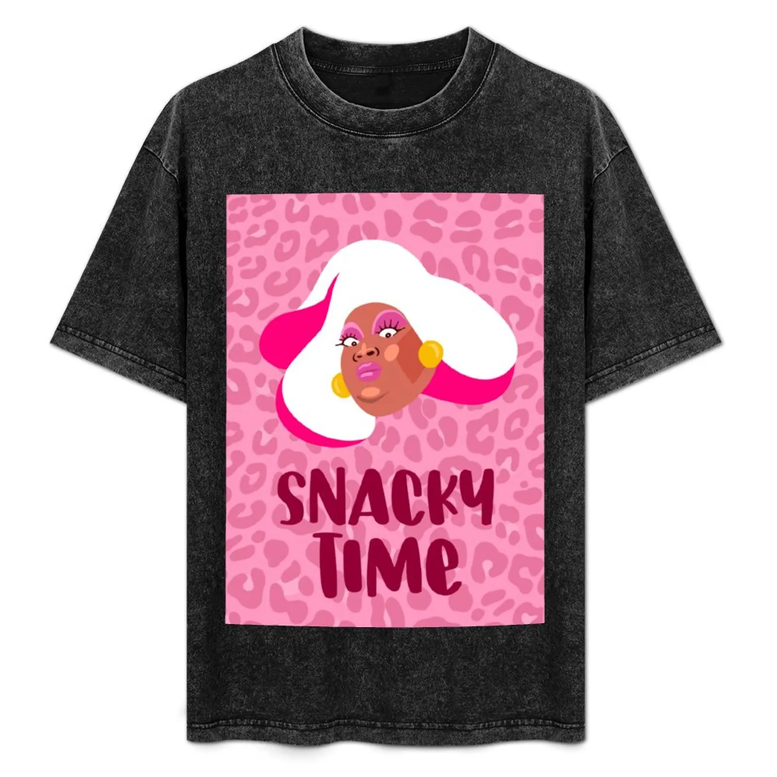 Camiseta Fun Leopard Print Snacky Time Kornbread The Snack Jeté, camiseta transpirable ultra suave